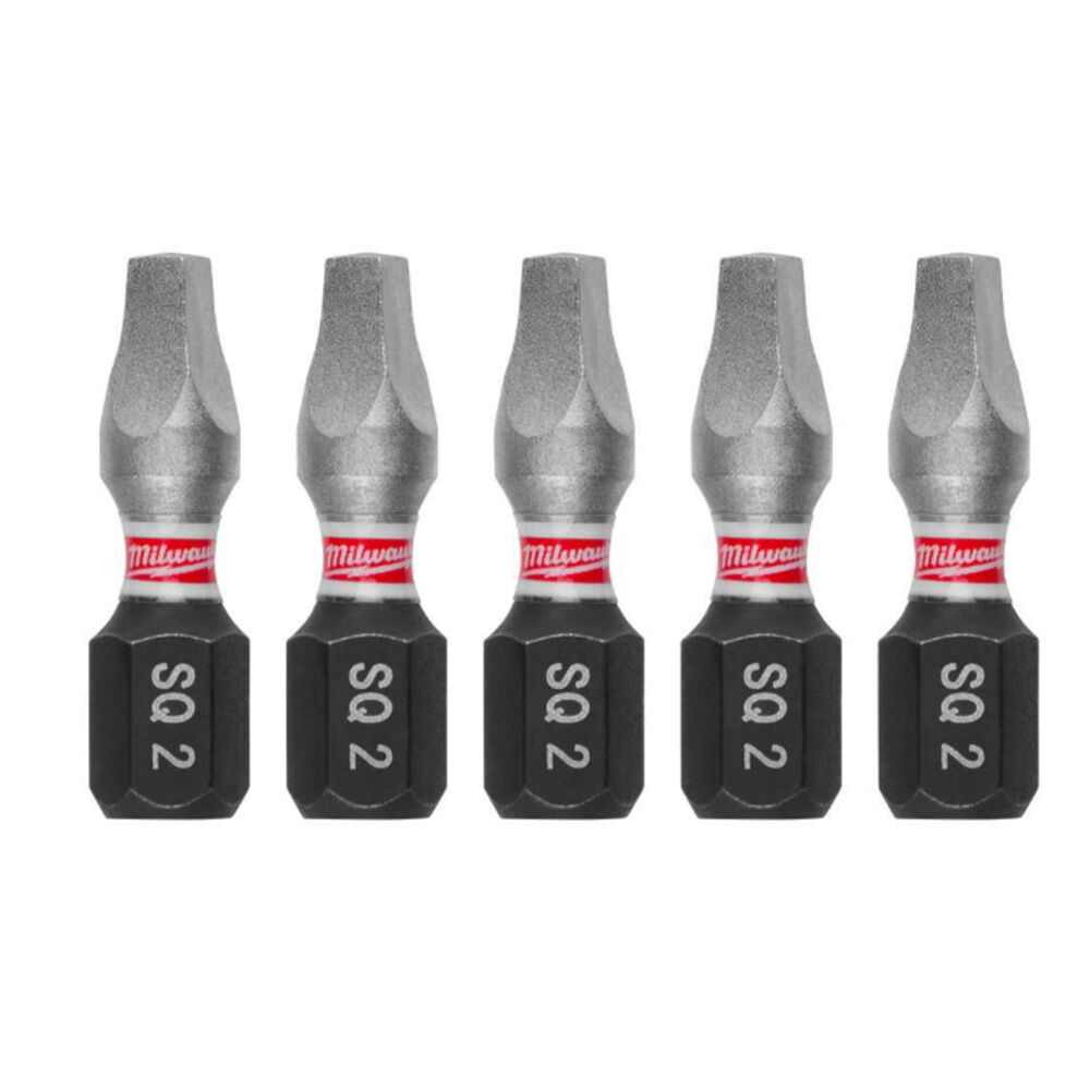 image of SHOCKWAVE Impact Duty 1 in Square #2 Alloy Steel Insert Set- 5 pc