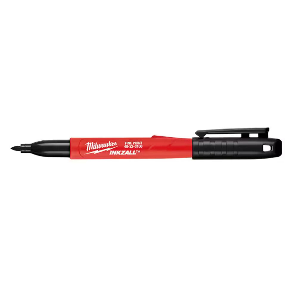 image of INKZALL Black Fine Point Jobsite Permanent Marker
