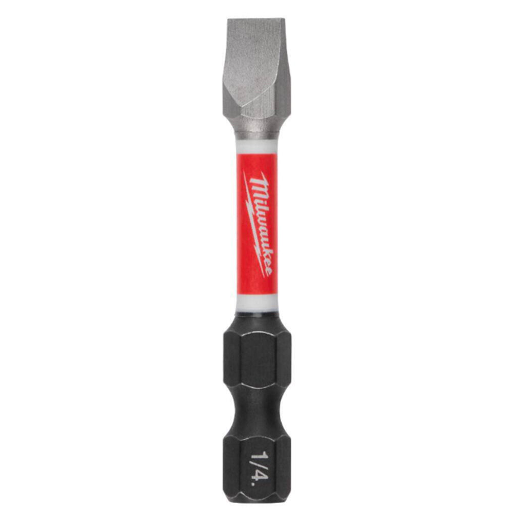 image of SHOCKWAVE Impact Duty 2 in x 1/4 in SL#10 Alloy Steel Screw Driver Bit