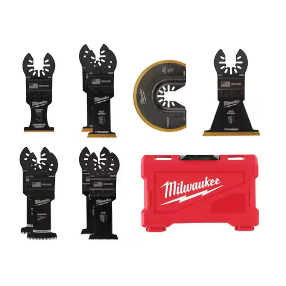 image of Oscillating Multi-Tool Blade Kit, 9 pc