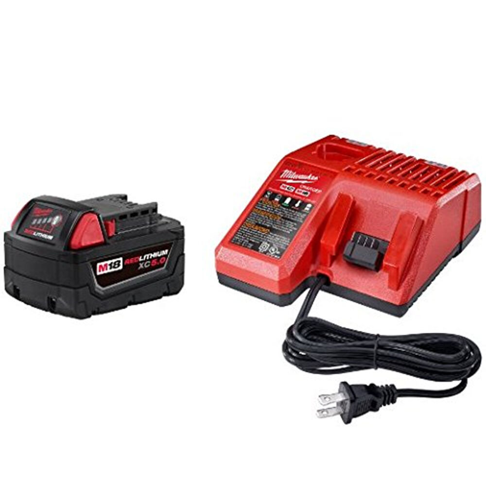 image of M18 18V Lithium-Ion XC Starter Kit with One 5.0Ah Battery and Charger