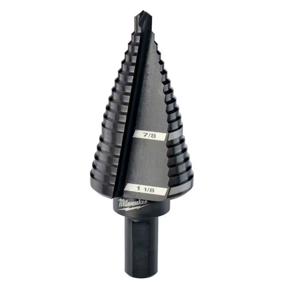 image of 7/8 in x 1 1/8 in #9 Black Oxide Step Drill Bit