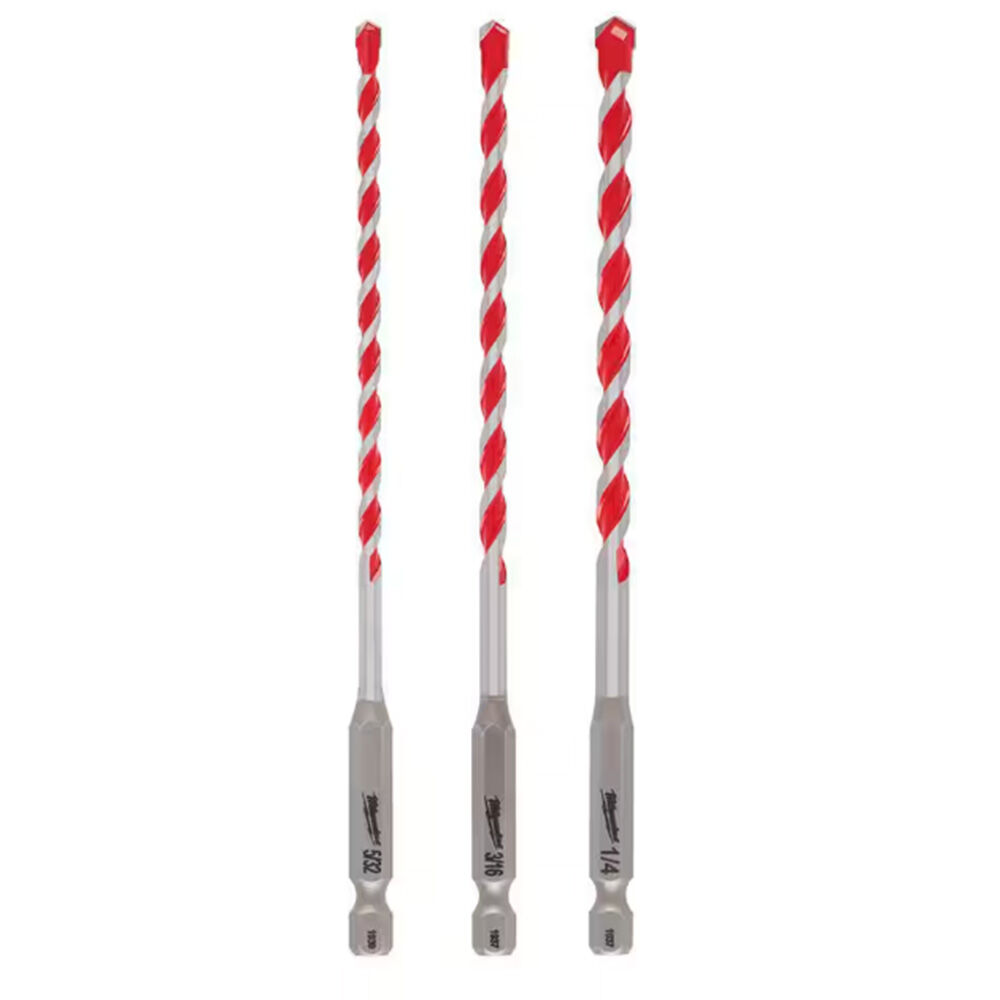 image of SHOCKWAVE Carbide Hammer Drill Bit Set- 3 pc