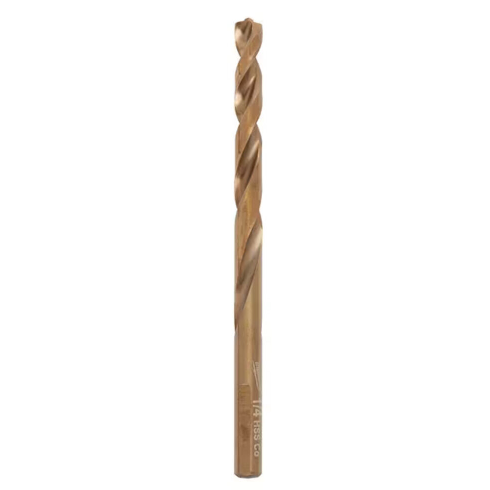 image of 1/4 in Cobalt Red Helix Twist Drill Bit