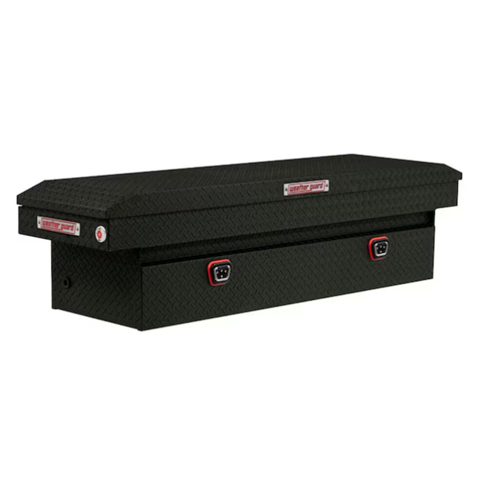 image of 72 in Matte Black Aluminum Full Size Crossover Truck Tool Box