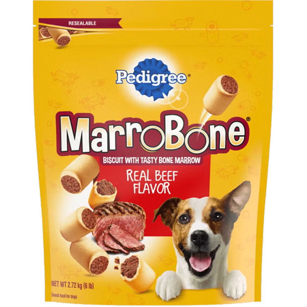 image of MarroBone Dog Treats Real Beef Flavor