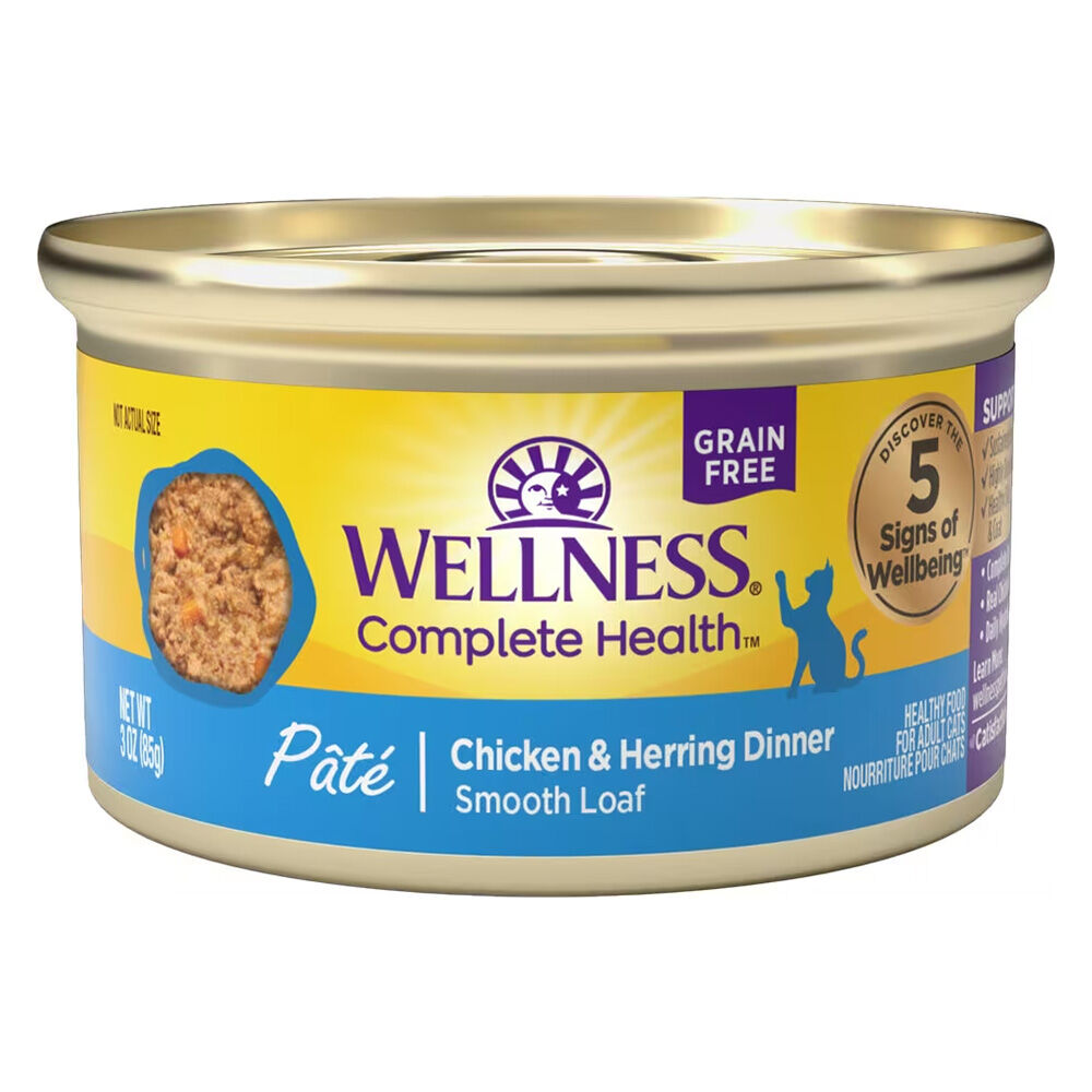 image of Complete Health Pate Chicken and Herring Wet Cat Food, 3 oz