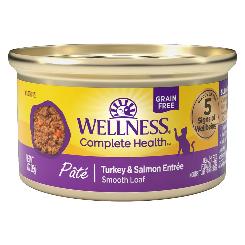 image of Complete Health Pate Turkey and Salmon Wet Cat Food, 3 oz