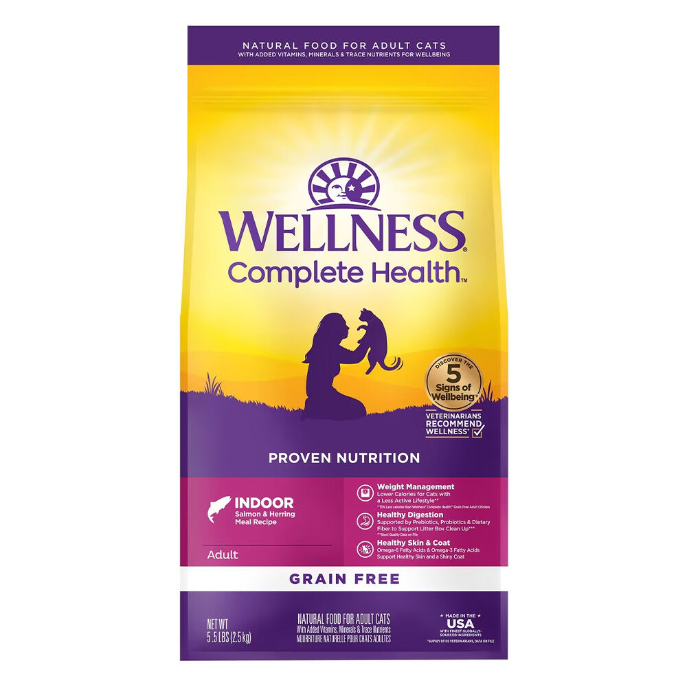 image of Complete Health Salmon and Herring Dry Cat Food, 5.5 lb