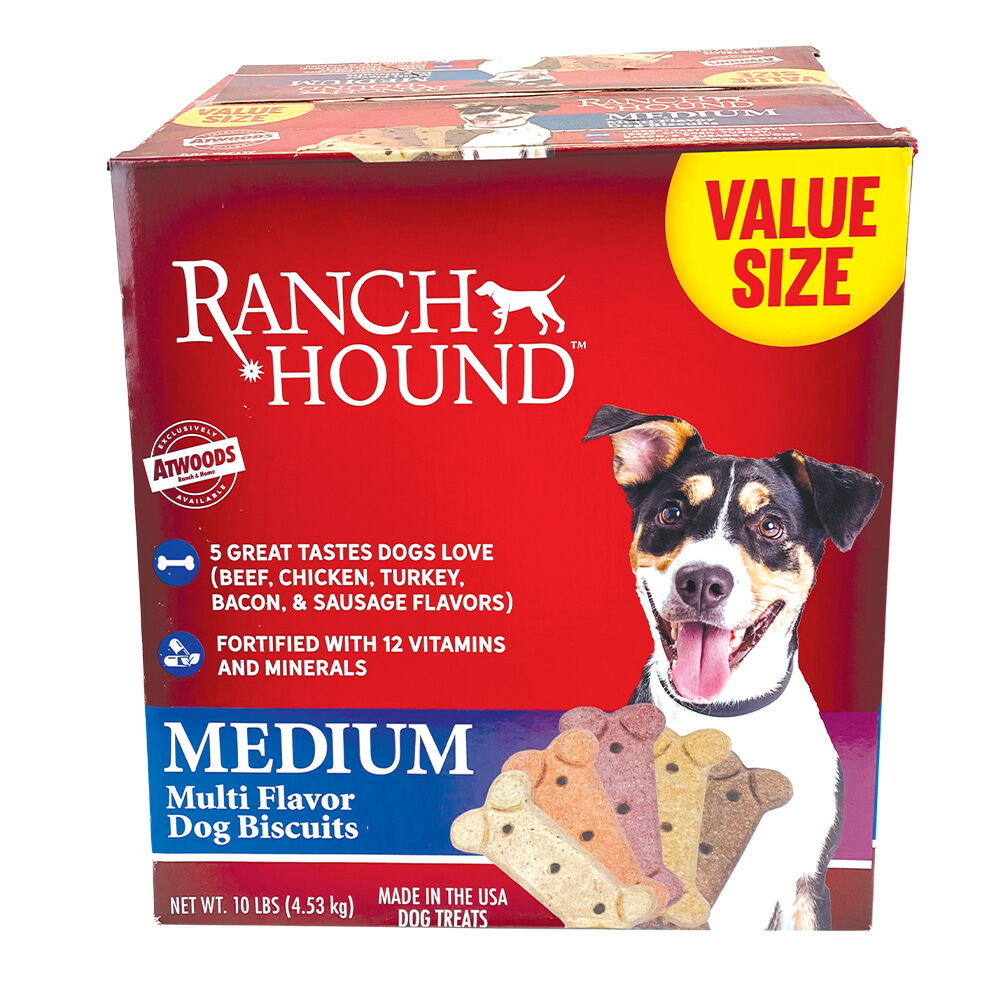 image of Dog Biscuits- Medium, Multi-Flavor, 10 lb