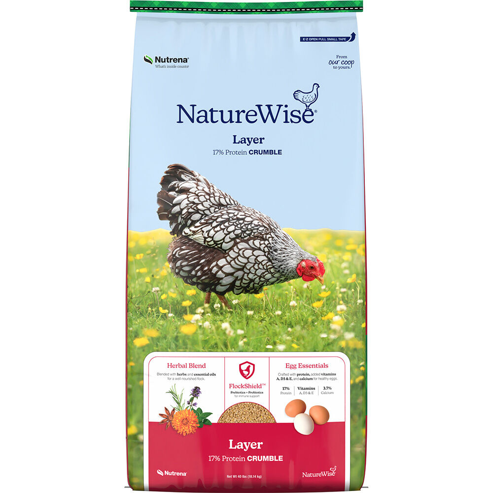 image of NatureWise Layer 17% Protein Crumble, 40 lb