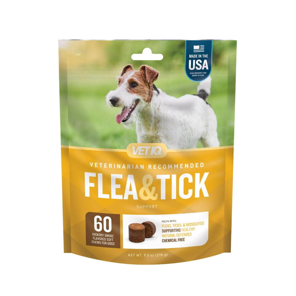 image of Flea and Tick Dog Chews, 60 Ct