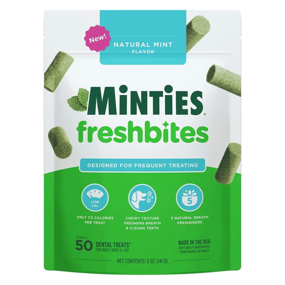 image of FreshBites Soft and Chewy Dog Dental Treats, 50 ct