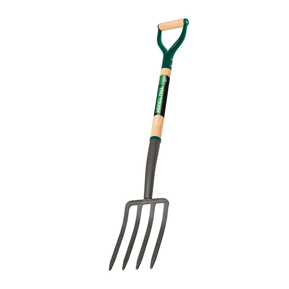 image of 30 in D-Handle 4 Tine Digging Fork