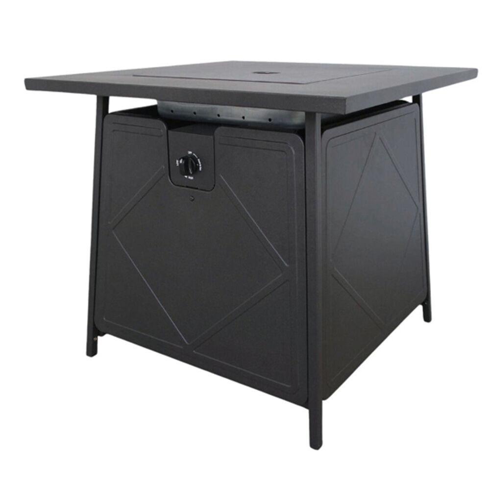 image of  Gas Fire Pit Table with Lava Rocks- 28 in