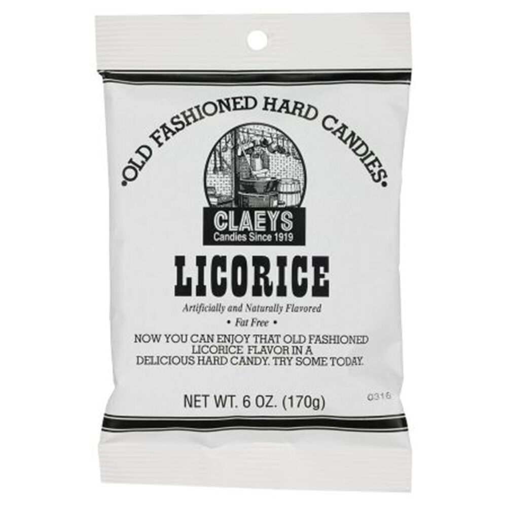 image of Old Fashioned Hard Candies, Licorice, 6 oz