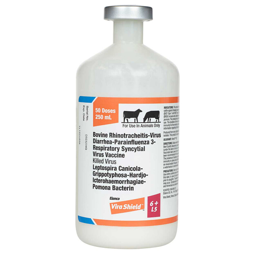 image of Vira Shield 6 + L5 Cattle Vaccine, 50 Doses