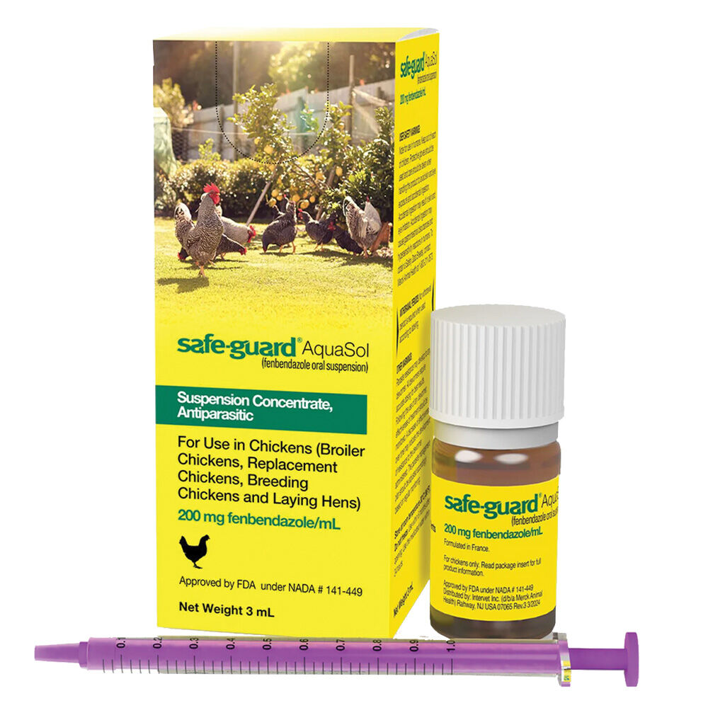 image of AquaSol Dewormer for Chickens, 3 ml
