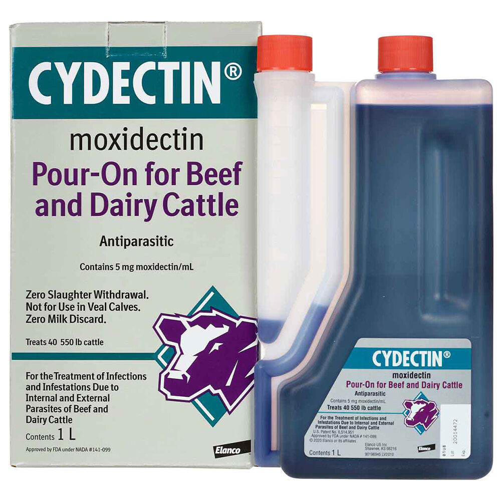 image of Cydectin Pour-On for Beef and Dairy Cattle, 1 L