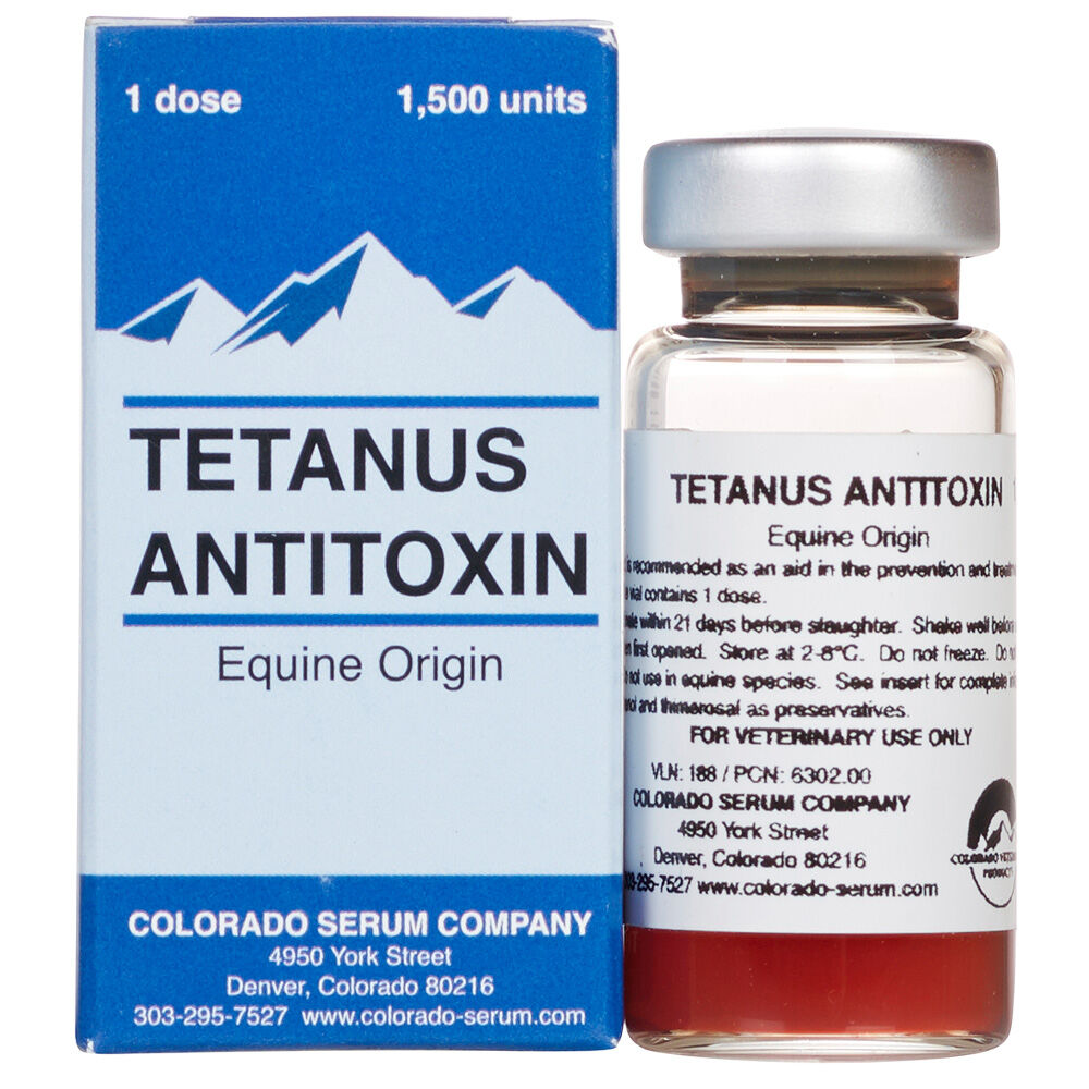 image of Tetanus Antitoxin Equine Vaccine, 1 Dose