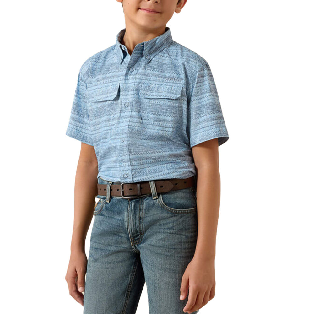image of Kids' Outbound VentTEK Short Sleeve Print Shirt
