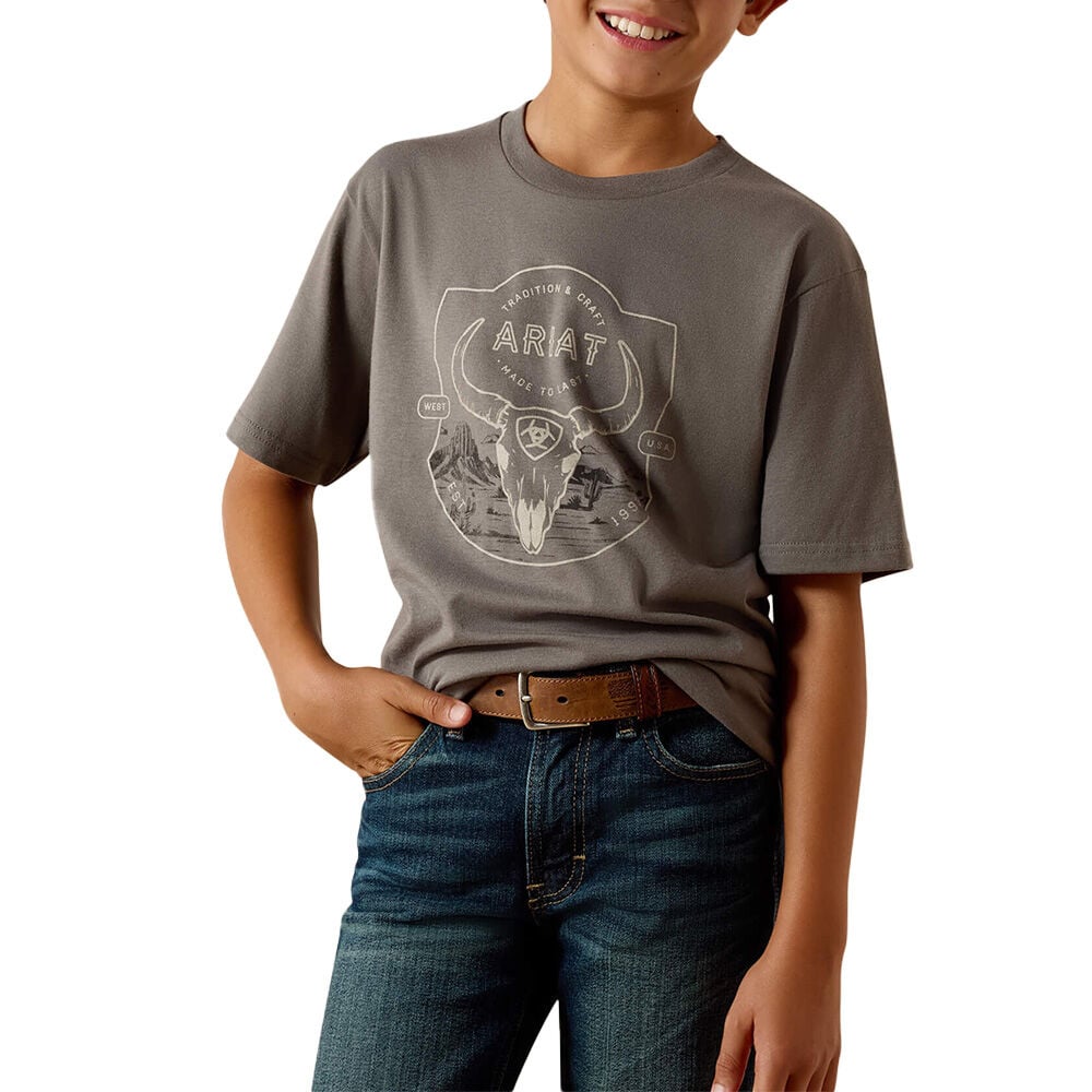 image of Kids' Desert Badge Short Sleeve T-Shirt