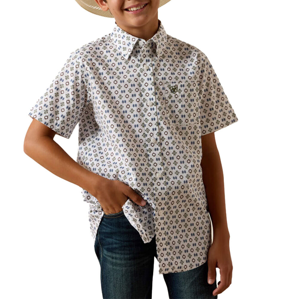 image of Kids' Seton Short Sleeve Button Up Shirt