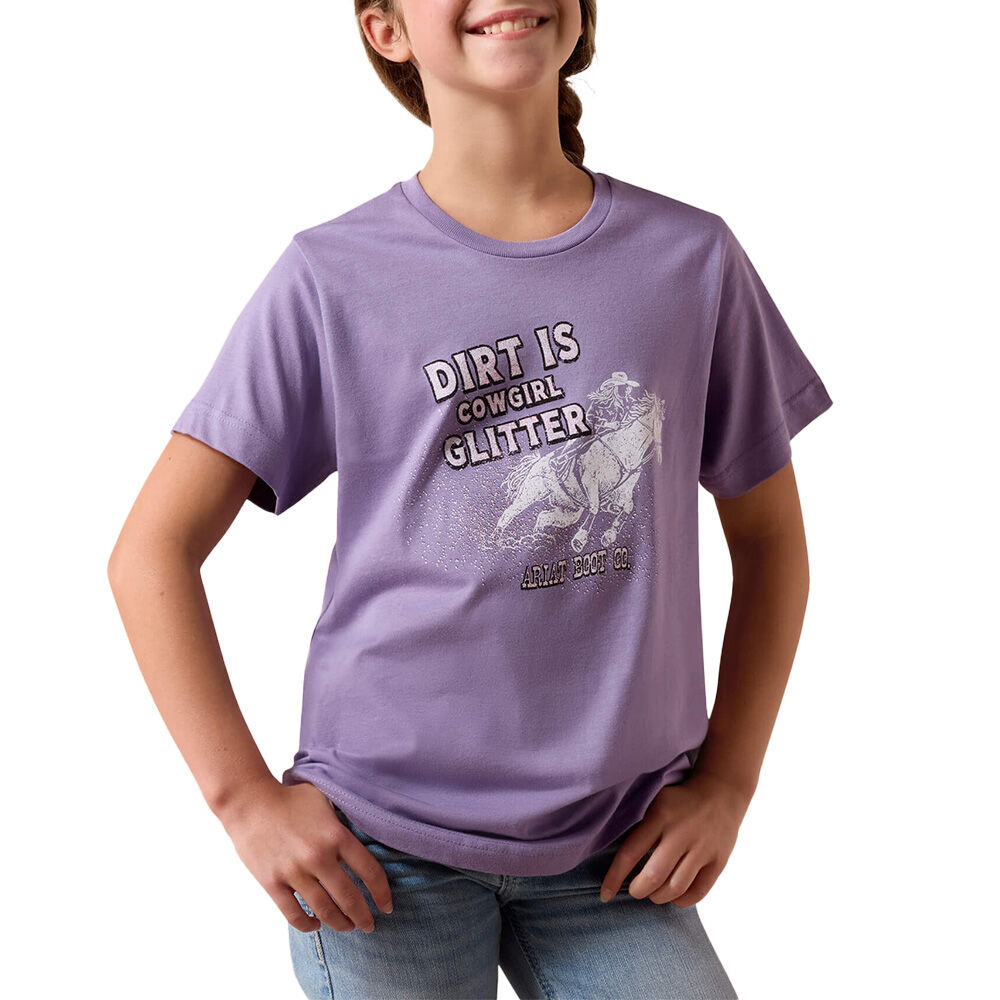 image of Kids' Dirt is Glitter Short Sleeve T-Shirt