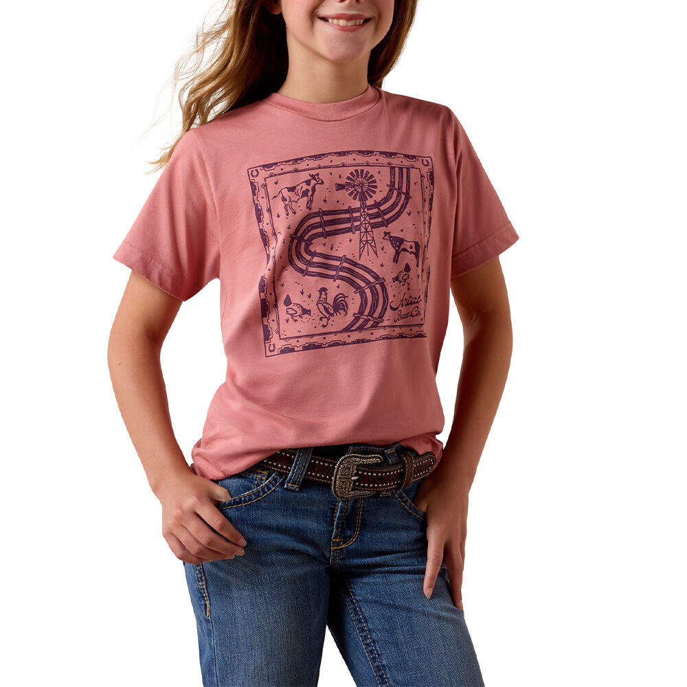 image of Kids' Farm Quilt Short Sleeve T-Shirt