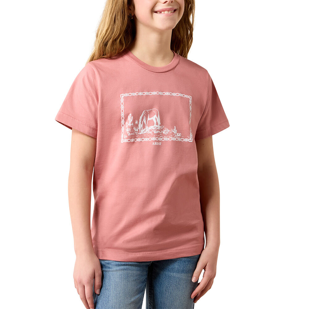 image of Kids' Horse Frame Short Sleeve T-Shirt