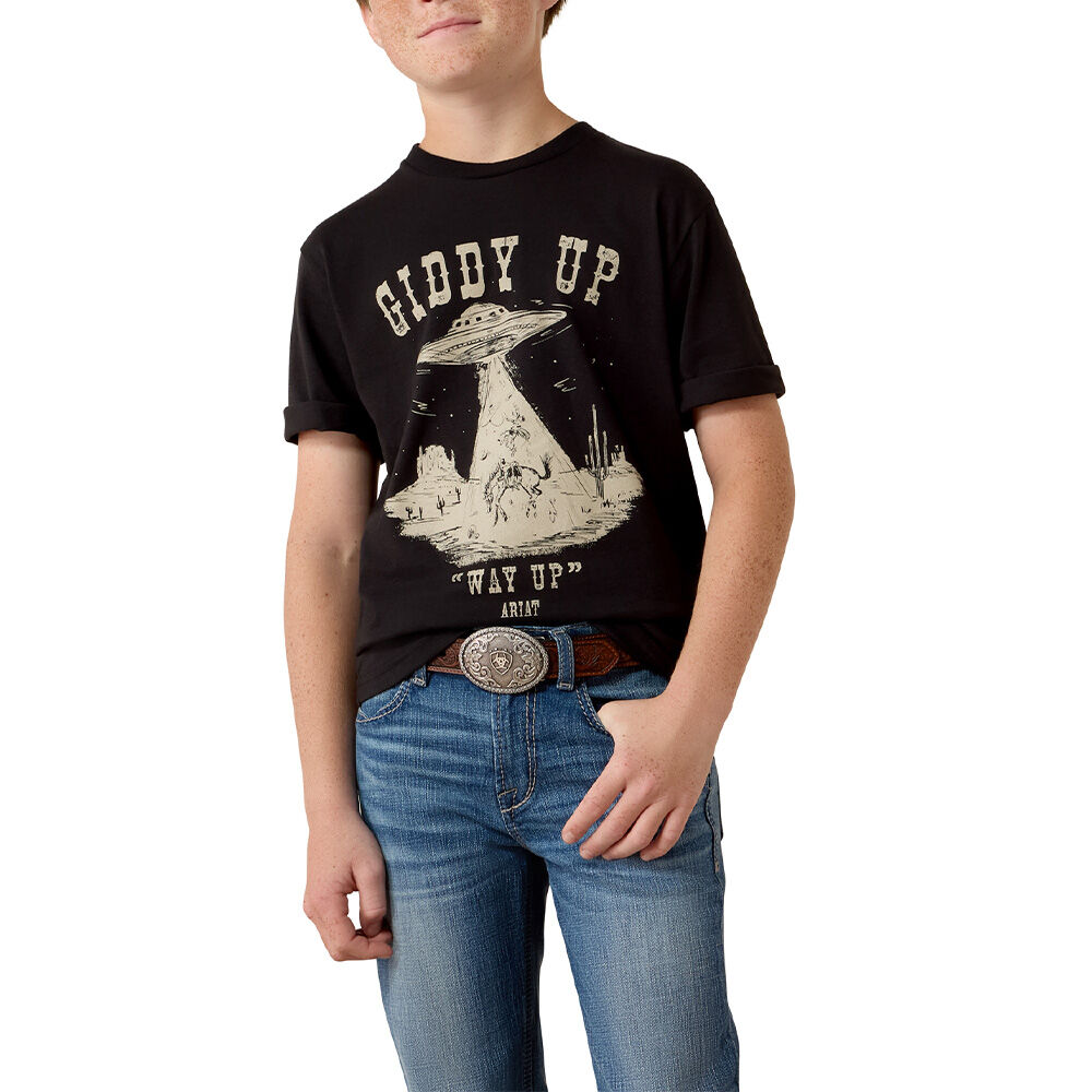 image of Kids' Cowboy Way Up Short Sleeve T-Shirt