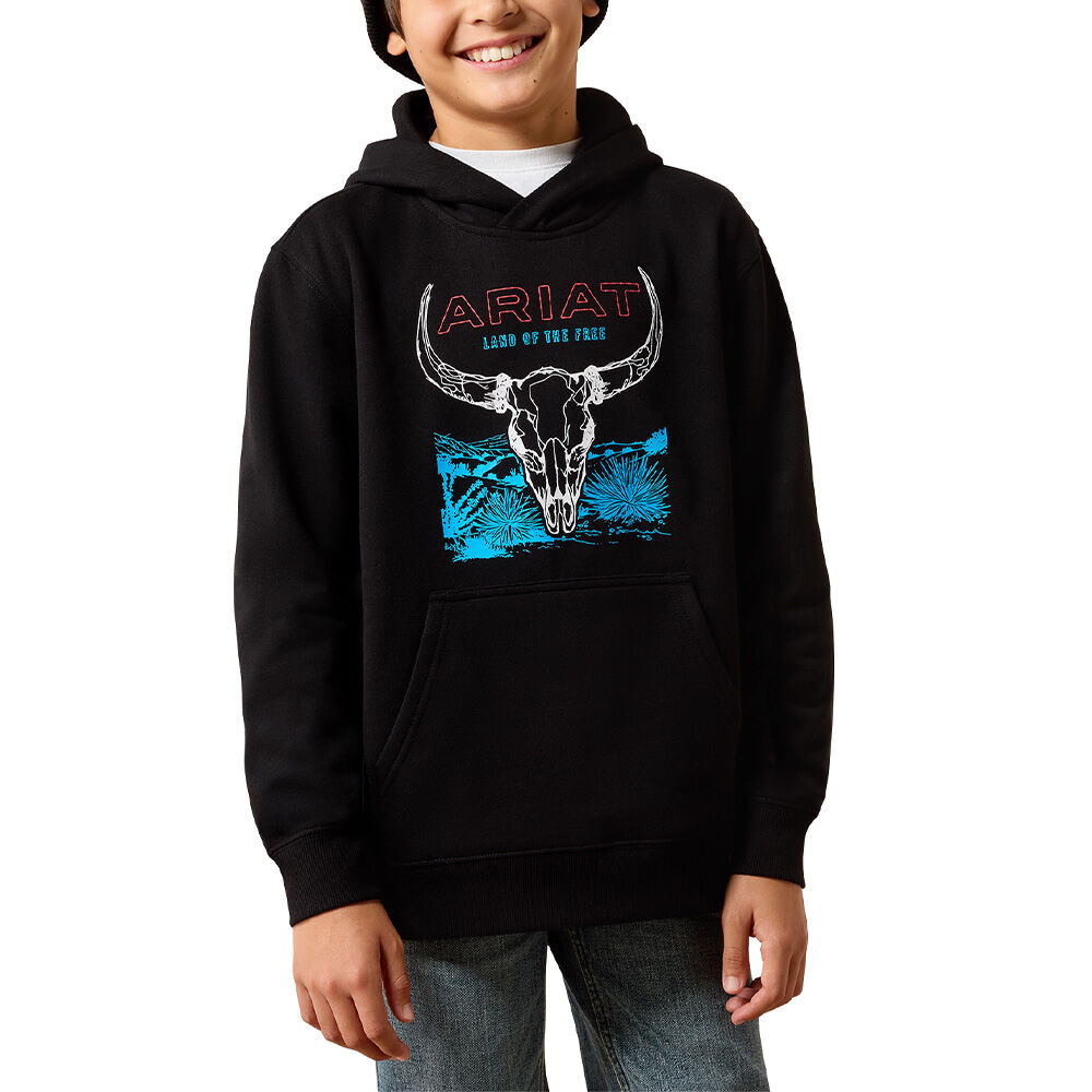 image of Kids' Bison Bureau Hoodie