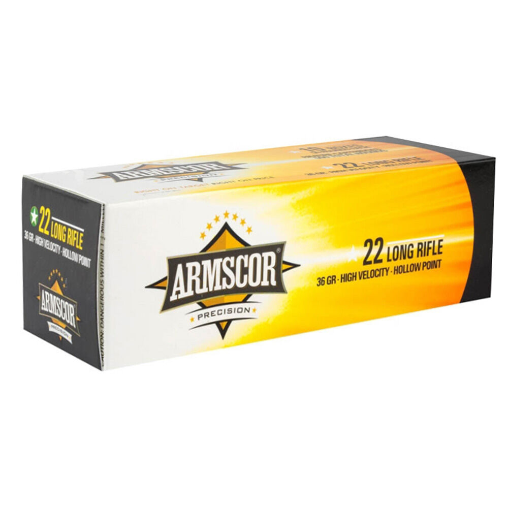 image of 22 Long Rifle 36 Grain Rifle Ammunition, 50 rds