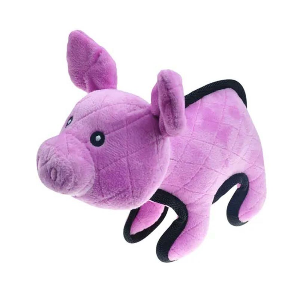 image of Tuffimals Large Pig Dog Toy