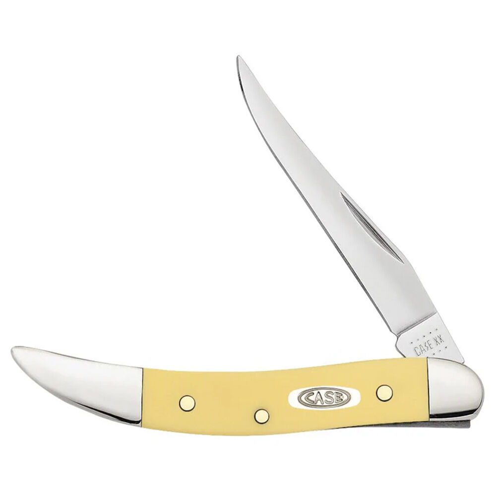 image of Yellow Synthetic Small Texas Toothpick Pocket Knife