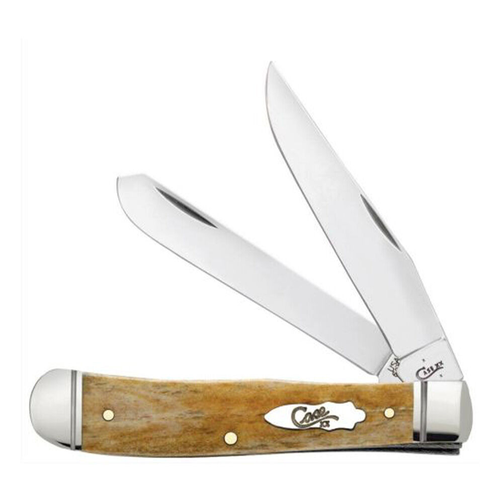 image of Smooth Antique Bone Trapper Folding Knife