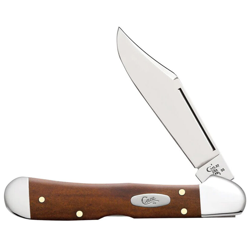 image of Smooth Chestnut Bone Mini CopperLock Pocket Knife