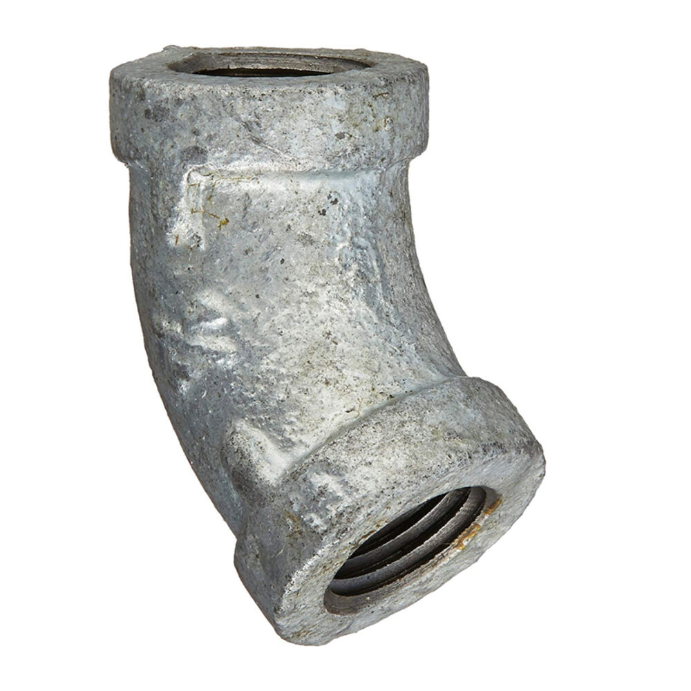 image of 311 E45-14 Galvanized 45 Degree Elbow, 1/4-Inch