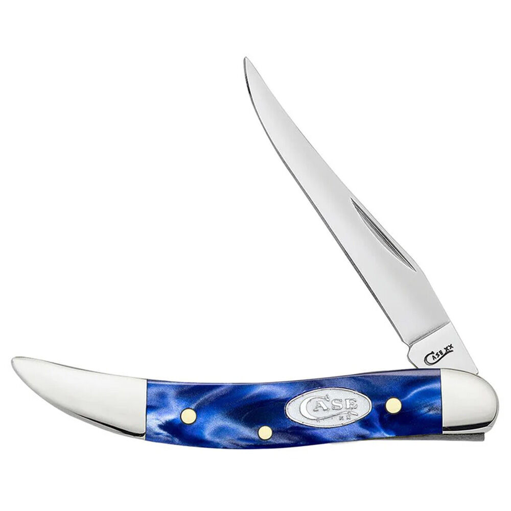 image of Blue Pearl Kirinite Small Texas Toothpick Pocket Knife