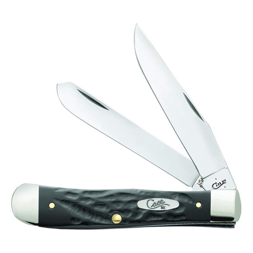 image of Jigged Black Synthetic Trapper Folding Pocket