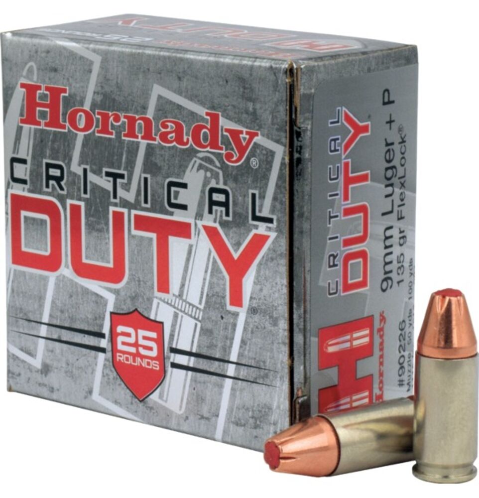 image of 9MM Luger +P 135 gr FlexLock® Critical Duty, 25 ct