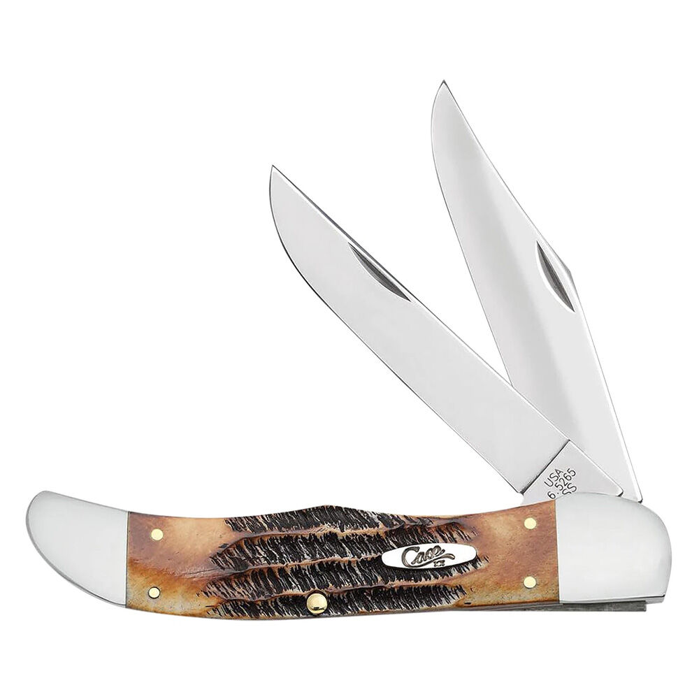 image of Burnt Bonestag Hunter Folding Knife