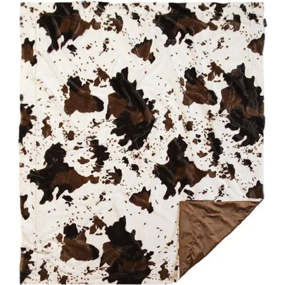 image of Cowhide Faux Fur Throw