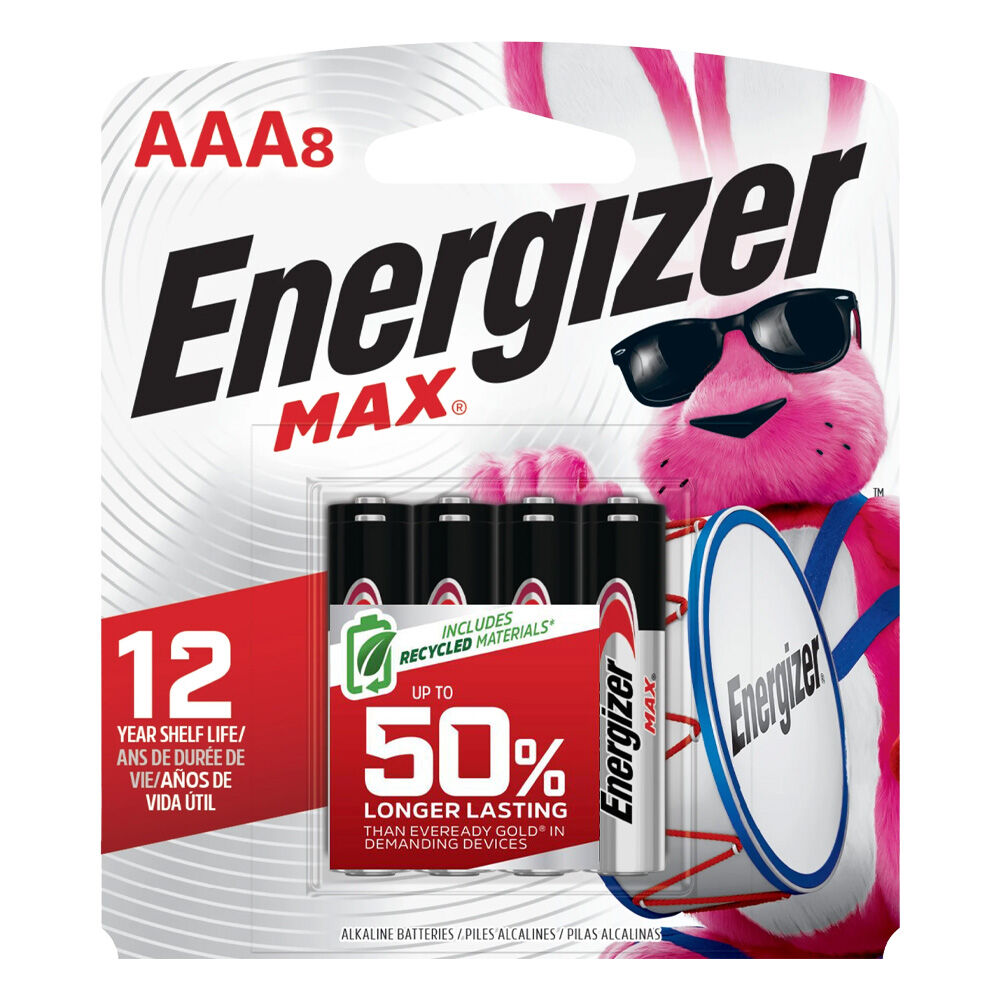 image of Max Alkaline AAA Batteries, 8 pack
