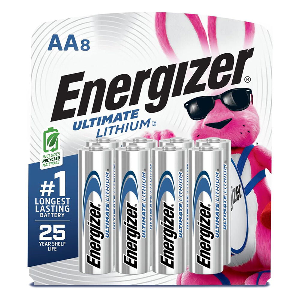 image of Ultimate Lithium AA Batteries, 8 pk