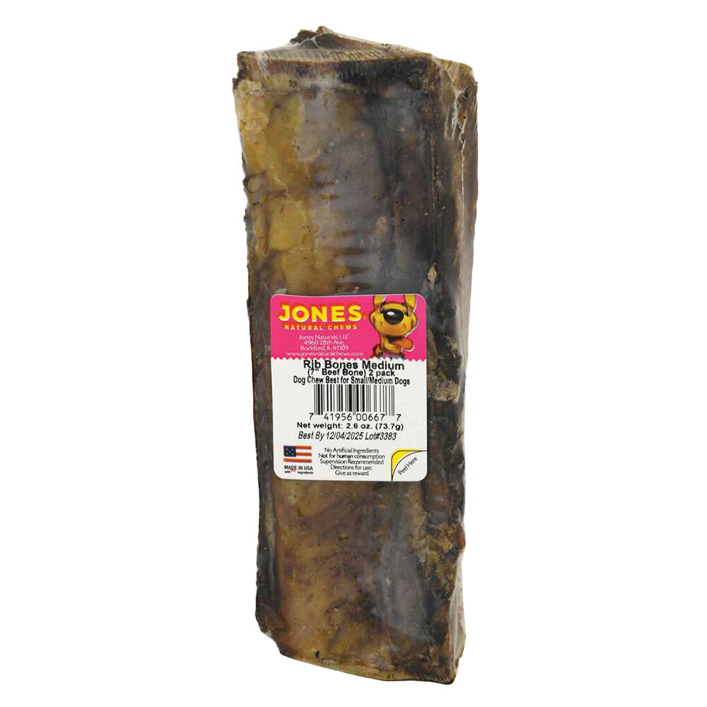 image of 7-in Beef Rib Bone, 2 pack