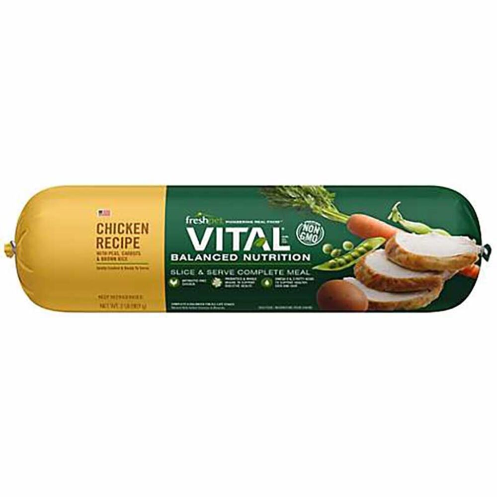 image of Vital Balanced Nutrition Chicken and Whole Grain Fresh Dog Food, 2 lbs