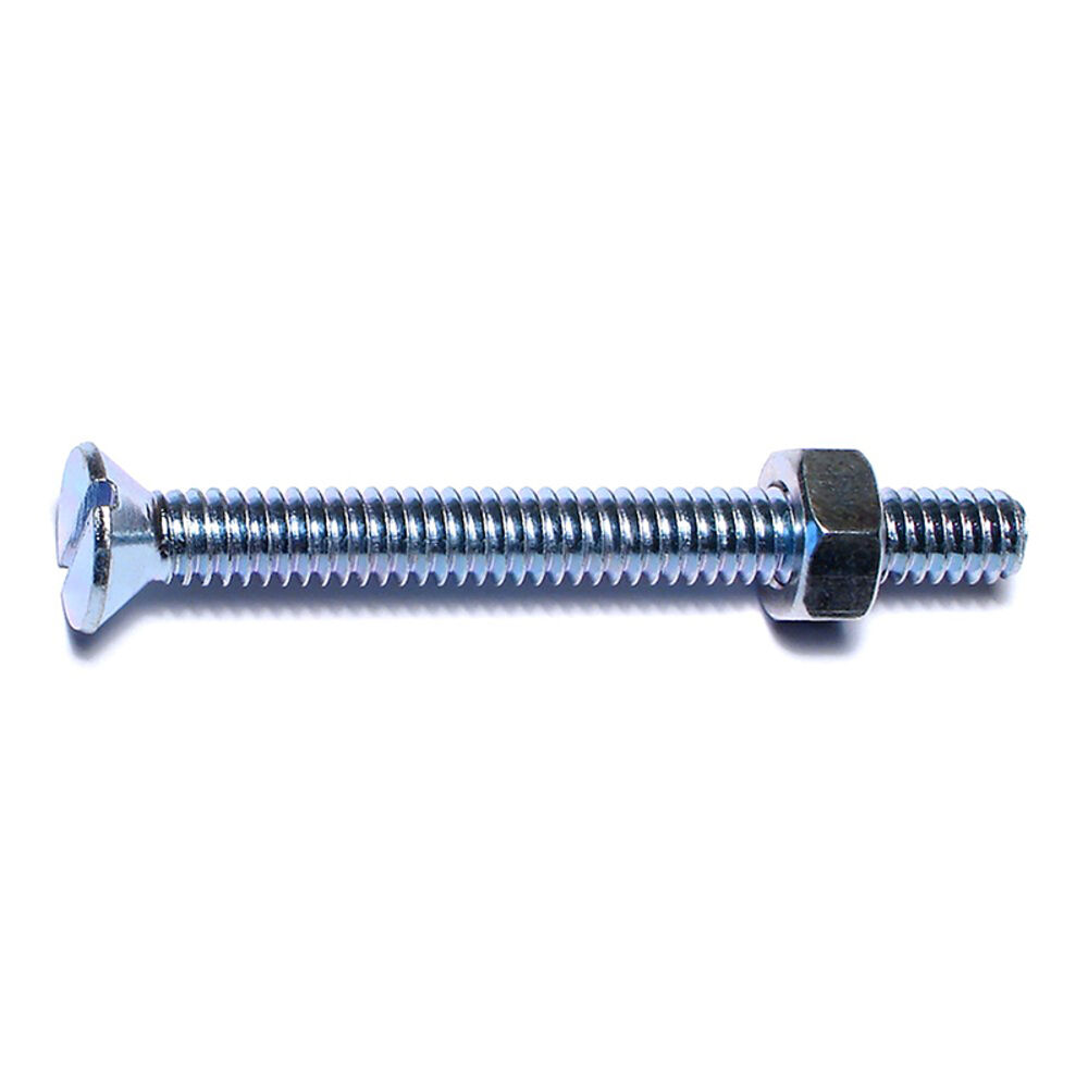 image of 1/4 X 2-1/2 Slotted Flat Stove Bolt