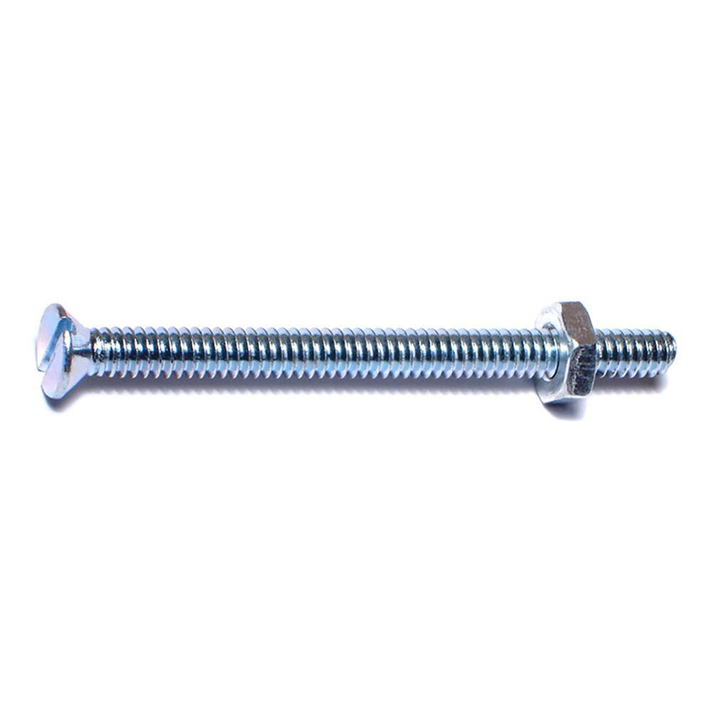 image of 10-24 X 2-1/2 Slotted Flat Stove Bolt 80486