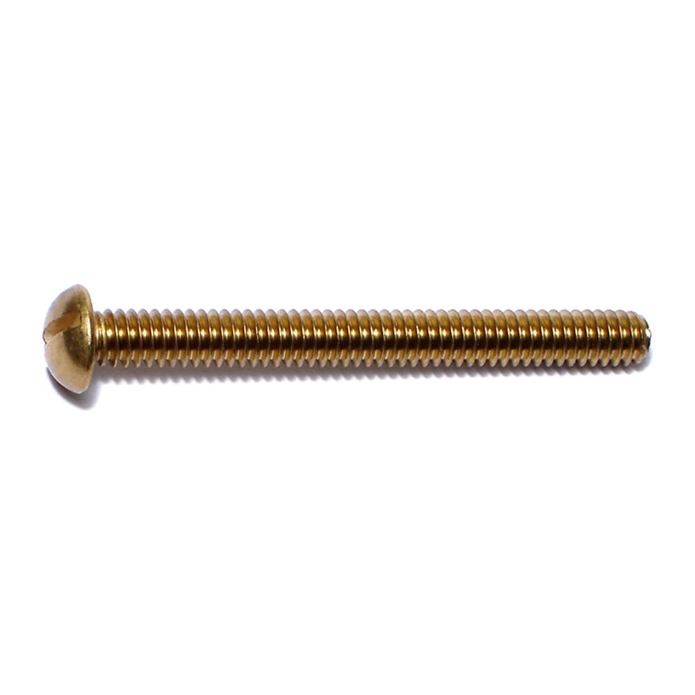 image of 1/4 X 2-1/2 Slotted Round Machine Screw